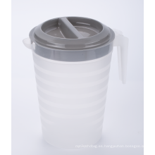 Jarra de plástico 4l jarra de agua con asa